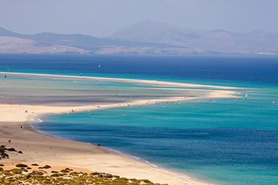 Fuerteventura piaszczysta plaża wyspa