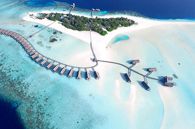 wypoczynek błękitna woda Malediwy